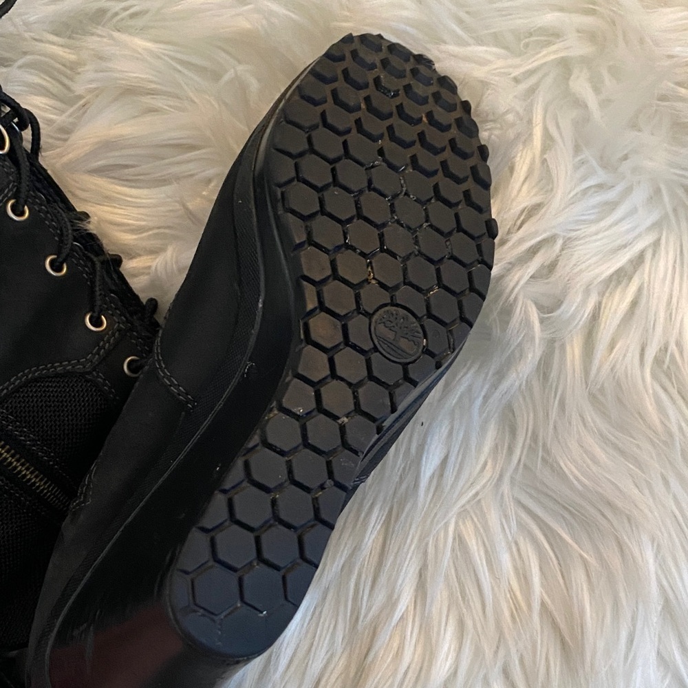 ‼️SOLD‼️DO NOT BUY! Timberland Y2K Women's Black Wedge Boots - Picture 10 of 10